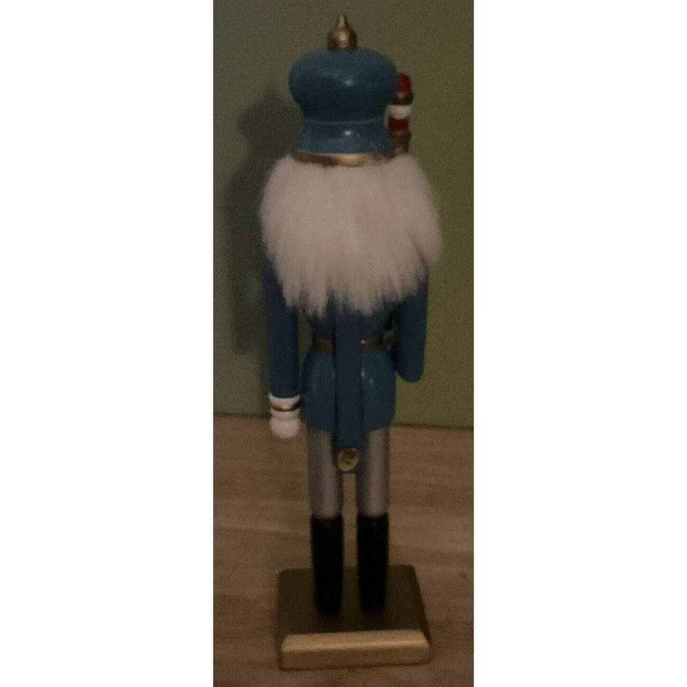 Set Of‎ 3, 10 In Nutcrackers, Red, Green, Light Blue, Drum And Staffs